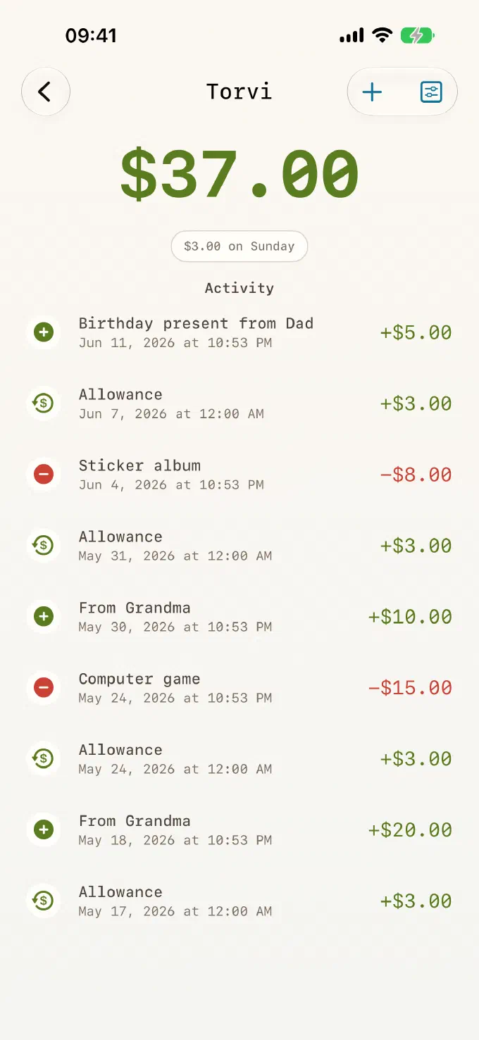 A receipt for every dollar